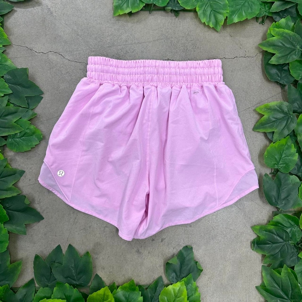 Lululemon Lined Running Shorts Pink